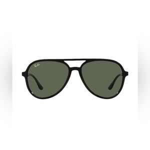 Ray-Ban Black Frame with Green Lens Sunglasses